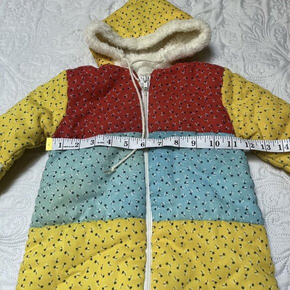 Quiltex Vintage Color Block Baby Bunting - Picture 9 of 13